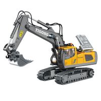 1:20 Remote Control Excavator: 11-Channel Engineering Vehicle Digger Toy