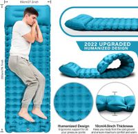 Self Inflatable Sleeping Mat with Built-in Pump for Backpacking and Hiking