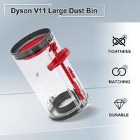 Dyson Dust Bin Replacement for V11, V15, SV14, SV15, and SV22 Vacuum Cleaners (Part No. 970050-01 and 965443-01)