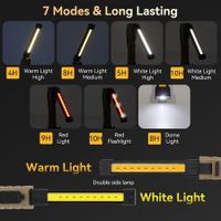 Rechargeable Portable USB Flashlight, Foldable LED Work Light for Repairs, Camping