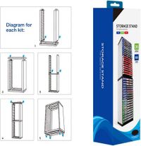 Game Disc Tower Storage Rack for PS4, PS5, Switch, and X-boxOne - Holds Up to 36 Discs