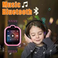 Kids 4G Smartwatchwith Real Time GPS Tracking, SIM Card - Perfect for Ages 4-12 Kids- Pink