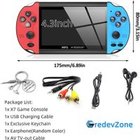 4.3 inch Ultimate Retro Handheld Game Console with Built-in library of classic games Perfect for road trips,commutes,or simply relaxing at home