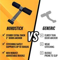 Nord Stick Hamstring Curl Set: Portable Home Gym for Leg Workouts, Set Up in Seconds