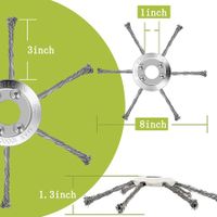 Unbreakable Wired Trimmer Blade eliminates the need for frequent blade replacements- The Indestructible Solution for Effortless Lawn Care