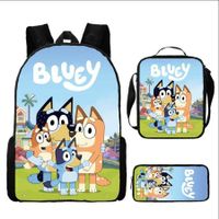 Complete Back-to-School Solution: 3-Piece School Bag Set for Primary and Secondary Students (Backpack, Shoulder Bag, Pencil Case)