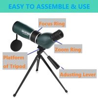 High-Definition Spotting Scope with Zoom and Tripod: Powerful Optics, Clear Images, Ideal for Target Shooting, Hunting, and Wildlife Observation