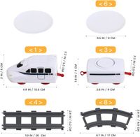 Electric Sushi Train Set: Battery-Powered Rotating Food Train with Under Christmas Tree Track