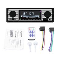 Revamp Your Ride - Vintage Car Radio with MP3 Player and Classic Stereo Sound