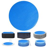 8-Foot Round Solar Pool Cover for Above Ground Pools and Hot Tubs Spa