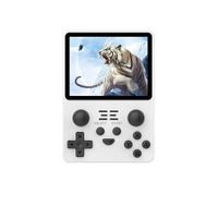 10000+ Built-in Games Handheld Retro Game Console - 3.5" IPS Screen, PS1/PSP/GBA/GBC/BIN/FC/MD 16G+64G-White