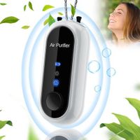 Wearable Air Purifier Necklace for Home and Travel - Ionizer for and Kids