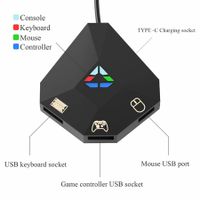 Keyboard and Mouse Adapter for -Switch, PS4, X-box One, PS3, and X-box 360 for Enhanced Precision and Control