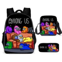 Among Us Backpack and Pencil Case Set for Kids and Teens