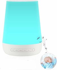 Baby White Noise Machine & Night Light: Rechargeable, Portable Sleep Device with 28 HiFi Soothing Sounds for All Ages