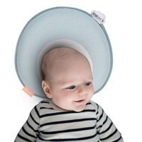 Pediatrician-Designed Baby Pillow: Provides Head & Neck Support to Prevent Flat Head Syndrome (Mosaic Blue)