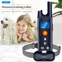 Waterproof Dog Training Collar with 1000m Remote Control and Multiple Training Modes(Shock Vibration)