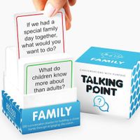 200 Family Conversation Cards: Connect, Express, and Bond