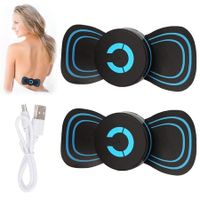 2pc Portable Cervical Massager Pads for Full-Body Relief, Soothe Neck Shoulder Back, and More with Targeted Massage