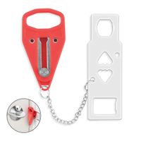 Portable Security Door Lock for Added Safety and Privacy While Traveling or at Home