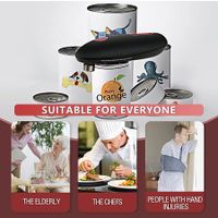 Effortless Can Opening Automatic Electric Can Opener for Home and Restaurants