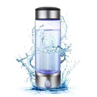 Portable 420ML Hydrogen Water Bottle H2 Generator Ionizer Machine for Home,Office,Travel