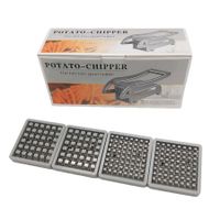 Stainless Steel French Fry Cutter and Potato Chipper: Make Perfect Fries at Home