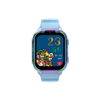 4G GPS Smart Watch for Kids: Stay Connected, Safe, One-Click Sos, Entertained with Real-Time Tracking, Video Calling, and Fun Features (Blue)