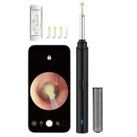 1296P Ear Wax Removal Camera with 6 LED Lights, Wireless Ear Cleaning and Built-in WiFi,Compatible with iPhone,iPad,and Android