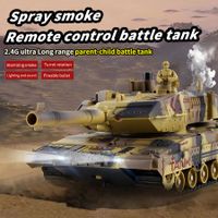 1:24 M1A2 Battle RC Tank Tank Toy with Smoke Effect, Lights, and Realistic Sounds Great Gift Idea