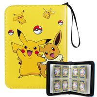 24X18CM 400-Card Pokemon Album Book for Kids, PU Leather Cover and Pocket Holder Perfect Gift Idea