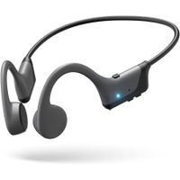 Waterproof Bone Conduction Sport Headphones: Open-Ear Wireless Bluetooth with Microphones, 8Hr Playtime, Perfect for Workout, Running, Gym, Hiking, Cycling