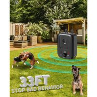 2-pack Rechargeable Anti-Barking Devices/Auto Bark Control Deterrent with 3 modes, Ultrasonic Technology for Indoor & Outdoor Use