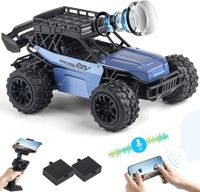 Remote Control Car with 1080P Camera and Talkie: 5G FPV, 1:16 Scale Off-Road Truck with UHD Camera (Blue)