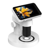 HD Digital 1000X Microscope with 4" LCD Screen and Camera for Kids and Hobbyists Great Gift Idea