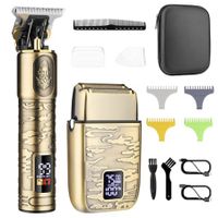 Professional Hair Clippers and Foil Shavers for Men - Cordless Beard Trimmer and Electric Razor for Precision Grooming and Styling