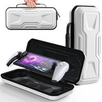 Protective Carrying Case for PlayStation Portal - Hard Shell Travel Case for Remote Player (White)