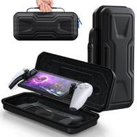 PlayStation Portal Durable Hard Shell Carrying Case Travel Handbag for Safe and Convenient Travel and Storage (Black)