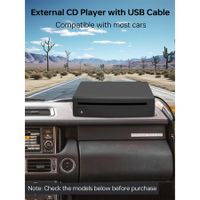 Portable USB CD Player for Cars and Devices: Enjoy Music Anywhere with Homlab's External CD Drive