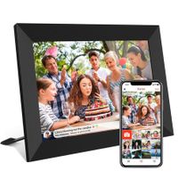 Smart WiFi 10.1 Inch Digital Photo Frame with IPS LCD touch screen for vibrant & clear images,Auto-Rotation,16GB Memory,easy & instant photo sharing from anywhere