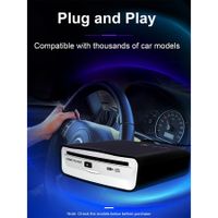 External Universal CD Player Portable Audio Delight for Your Car, Plugs into USB for Easy Connectivity with Laptops, TVs, Macs, Computers, and Android  4.4+ Devices