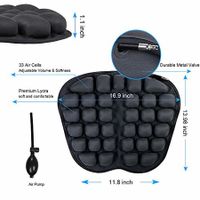 Ultimate Comfort Air Inflatable Seat Cushion for Car Seats,Office Chairs,and Wheelchairs