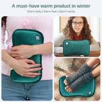 2-in-1 Electric Hand Warmer and Heating Belly Pillow - USB Rechargeable, Explosion-Proof Design, Safe and Comfortable