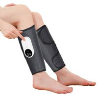 Circulation-Boosting Leg Massager/Calf Air Compression Massager for Muscle Relaxation with Heat,3 Intensities,3 Modes,Easy to use,Perfect for gifting/self-care(1Pair Grey)