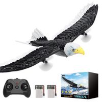 Remote Control Eagle Plane RTF Airplane with 2 Batteries, Propeller, and 6-Axis Gyro Stabilizer for Easy Flying by Beginners, and Kids