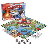 Pokemon Kanto Edition MONOPOLY Classic Family Board Game for Pokemon Fans