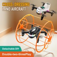 New Mini Drone With Light Climb Wall Toy Remote Control Helicopter Rc Plane Dron Quadcopter RC Toys Boys Gift For Kids