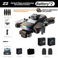 4K HD Dual Camera RC Drone 2.4G WIFI FPV 15mins Flight Time Brushless Foldable Quadcopter RTF Color Black