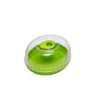 Fruit and Vegetable Silicone Storage Box,Anti-Oxidation Fruit Containers for Fridge,Ideal for Lemon Onion Apple Avocado Garlic Keeper(Green)