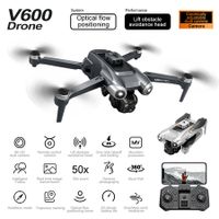 8K HD Dual Cameras Drone Professional Optical flow Positionin WIFI FPV GPS Dron RC Quadcopter Toy Color Black